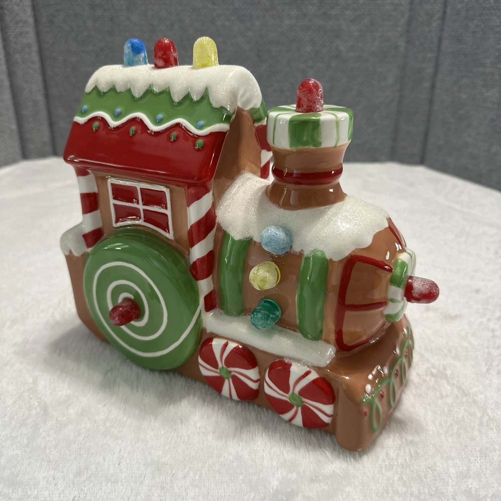 Vtg Hallmark Christmas Musical Express Gingerbread Gumdrop Light Up Train